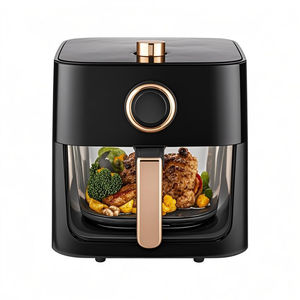 1200W เครื่องทอดไร้น้ำมันระบบไฟฟ้าอัจฉริยะมัลติฟังก์ชันภาพดิจิตอลเครื่องใช้ในครัวเรือนแก้วพลาสติกทรงสี่เหลี่ยมเยอรมันกลางแจ้ง - Product Image 3