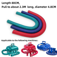 Accessoire de tuyau pour sèche-cheveux pour animaux de compagnie, tube en fil d'acier rétractable résistant aux hautes températures, tuyau de soufflage élastique de remplacement