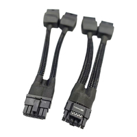 Câble adaptateur d'alimentation GPU PCI-E 4x8 broches à connecteur PCIE 5.0 12VHPWR 16 broches (12+4 broches) 13.sendMessage