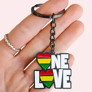 Tùy Chỉnh Giá Rẻ Kim Loại Keychain Các Nhà Sản Xuất Bán Buôn Khuyến Mãi Men Vòng Chìa Khóa Lưu Niệm Tùy Chỉnh 3D Kim Loại Logo Móc Chìa Khóa