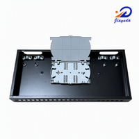 Centro de Distribución ODF Profesional de 24 Puertos, Montaje en Pared, Carcasa Metálica sin Equipamiento, Compatible con SC LC, Chasis de Acero de 0.8mm, 430mm