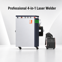 Machine de soudage laser refroidie à l'eau de 2000 W avec alimentation par fil pour la soudure, la découpe, le nettoyage des soudures et le nettoyage à distance des métaux