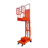 Préparateur de commandes semi-électrique de 4m de haut Capacité de charge de 300kg Tables élévatrices de conception d'homme pour l'exécution efficace des commandes en entrepôt