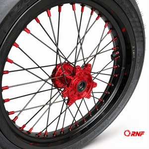 Kit de conversion Supermoto 17 pouces 110/70R17 140/70R17, pneu <span class=keywords><strong>semi</strong></span>-<span class=keywords><strong>slick</strong></span> tout-terrain/route pour vélo électrique SurRon Ultra Bee - Product Image 3