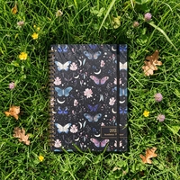 Agenda annuel et mensuel portable A5 Premium 2027, cahiers en papier personnalisables pour fournitures scolaires
