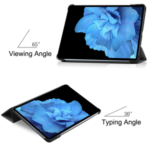 เคสแท็บเล็ตวัสดุ PU หนังเทียมคุณภาพสูงแบบพับสามตอนและวัสดุกลางเป็น PC แข็ง สำหรับ <span class=keywords><strong>VIVO</strong></span> Pad 11 <span class=keywords><strong>2022</strong></span> ใช้ได้ทุกวัน - Product Image 3