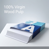 Papier de Copie Blanc A4 70g 75g 80g 500 Feuilles pour Bureau et École 100% Pâte de Bois Vierge