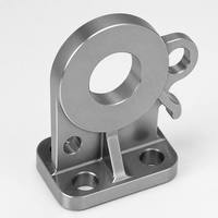 Soporte de Montaje Industrial Mecanizado por CNC de Precisión Personalizada, Base de Soporte de Acero Fundido de Alta Resistencia