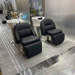Factory-Made Electric Adjustable Shampoo Bowl Chair for Hair Salons and Barber Shops Convenient Rotating Shampoo <b>Bed</b> - Product Image 5