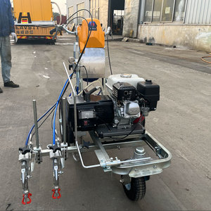 Pistolas de pulverización de pintura Doble, máquina de pintura en aerosol de marcado de carretera Manual de calidad probada, plástico frío - Product Image 1