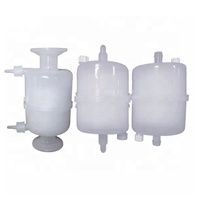 Nuevo Filtro de Cápsula Desechable Hidrofóbico de PTFE 0.22um 0.45um con Conector Tri-Clamp de 1 1/5" para Gas/Solvente Orgánico, Aceite MCT, Kosma