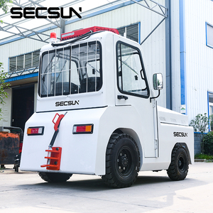 SECSUN bertenaga baterai bagasi bandara Tow 20 ton 25 ton 30 ton pesawat listrik traktor penarik dengan kabin - Product Image 3