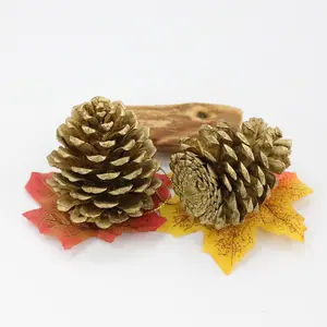 Natural Pine Cones Photo Props Accessories Christmas Decoration Tree Toppers Pinecone Xmas New Year DIY Party Decoration
