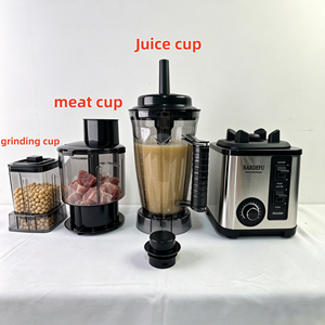 Licuadora de Gran Capacidad de 4 Litros con Alta Potencia de 9500W, Procesador de Alimentos 8 en 1 de Acero Inoxidable, Exprimidor y Preparador de Smoothies - Product Image 4