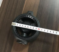 Table de cuisson industrielle encastrable au gaz propane GPL avec brûleurs doubles en fonte pour usage hôtelier