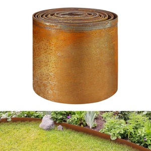 Bordure de jardin en acier Corten 5.5 "X 32.8 'Bordure de paysage rouillée en métal Bandes longues de jardin robustes Bordure de jardin pré-rouillée - Product Image 3