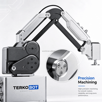 Bras de robot collaboratif de bureau TERKOBOT MG400 0-40 ° Température de fonctionnement 300 ° Robot de simulation de ligne d'assemblage miniature à articulations rapides