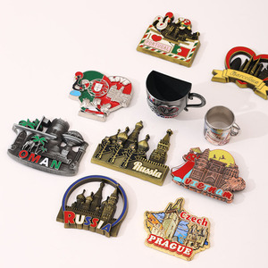 Imanes de nevera estilo vintage al por mayor OEM, recuerdos de viaje de lugares emblemáticos de todo el mundo - Product Image 3