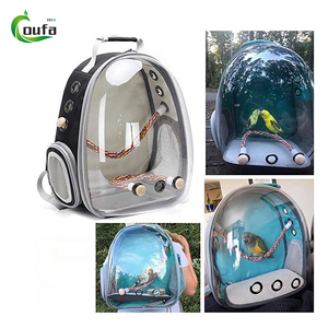 Toptan papağan kafes paslanmaz evcil hayvan sırt çantası ve ayakta levrek ile kuş için bağlantısız <span class=keywords><strong>Birdhouse</strong></span> çelik tepsi seyahat - Product Image 4