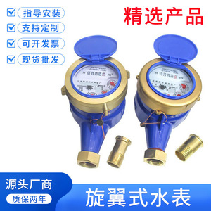 Rotary Vane <b>Water</b> <b>Meter</b> DN15 20 25 Threaded Copper Multi Jet Household Cold <b>Water</b> <b>Meter</b> Ningbo - Product Image 3