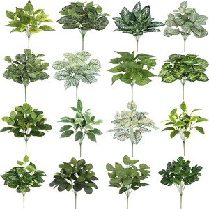 Tanaman Hias Dinding Buatan yang Laris Manis, Tanaman Plastik Daun Hijau, Tanaman Rambat Palsu untuk Dekorasi Rumah dan Pernikahan - Product Image 2