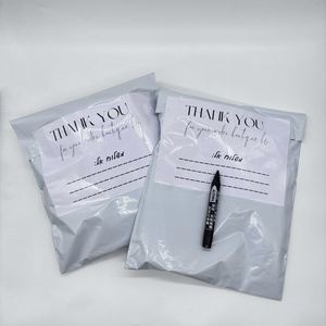 Bolsas de Correo Blancas con Logotipo Personalizado, Bolsas de Embalaje para Envíos, Bolsas de Polietileno Grandes y Extra Grandes de 14.5x19 19x24 - Product Image 2