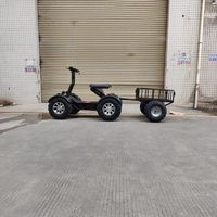 Scooter Eléctrico ATV 4x4 de 60V 60Ah 4*2500W, Carga de 300 kg, Scooter Eléctrico Todoterreno Plegable, Scooter Eléctrico de Cuatro Ruedas para Adultos