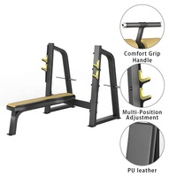 Banc de musculation plat de haute qualité pour l'entraînement complet du corps, banc de presse à poids assis, équipement de fitness à charge de poids
