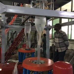 เครื่องเป่าฟิล์มแบบหัวคู่ Hongtong 600*2 ชั้นเดียว HDPE สำหรับการผลิตถุงช้อปปิ้ง - Product Image 2
