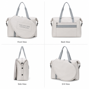 Bolsa de Tenis Modular 2 en 1, Bolsa de Gimnasio de Nailon Resistente al Agua con Bolsa de Raqueta Desmontable para Viajes y Deportes - Product Image 3