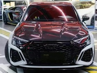 Capot en Fiber de carbone sec PK vente chaude pour Audi RS3 8Y 2021-2024 mise à niveau du capot en Fiber de carbone sec