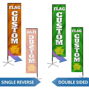 Bandera de Pluma en Forma de Lágrima con Impresión por Sublimación Personalizada, Kit Completo con Logotipo, Publicidad Exterior, Bandera Voladora de Playa con Mástil de Fibra de Vidrio - Product Image 3