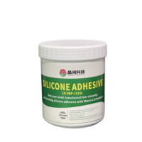 Adhésif silicone ignifuge V0 à haute élongation, scellant silicone monocomposant imperméable et isolant pour circuits imprimés électroniques