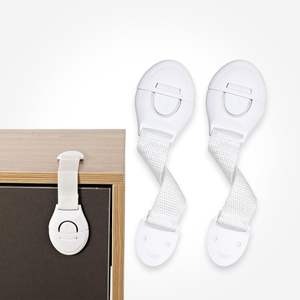 Usine Kid facile à installer serrures d'armoire en plastique pour la sécurité des enfants 3M ruban adhésif pour tiroirs réfrigérateur porte toilette - Product Image 1