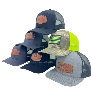 Custom Snapback Cap Snapback 6 Panel <span class=keywords><strong>Sharktooth</strong></span> Gorras Woven Patch Richardson Outdoor 5 Panel Xxl Trucker Hat - Product Image 1