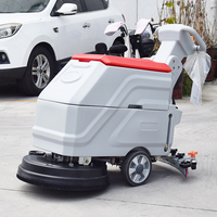 Autolaveuse autoportée G1 avec batterie au plomb et moteur sans balais pour supermarchés et parkings