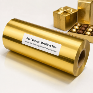 <span class=keywords><strong>Film</strong></span> PET métallisé or, <span class=keywords><strong>film</strong></span> BOPET métallisé brillant pour guirlandes de Noël - Product Image 1
