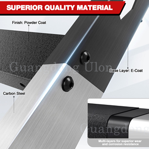 Ulon alta calidad Pick up Off Road Car 4X4 accesorios de coche portaequipajes para Toyota Tundra 2007-2021, rieles portadores de cesta de carga superior - Product Image 2