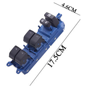 Interrupteur à bouton-poussoir autobloquant 84040-05020 pour Toyota Avensis Verso, lève-vitre électrique de voiture, trou de montage de 19 mm, plastique, 10A - Product Image 4