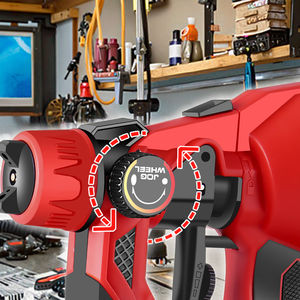 Elektrische Farbspritzpistole für den Haushalt für Latexfarbe, Leistungsstarkes Sprühgerät mit Maschinenanwendung zum Reinigen und Sprühen - Product Image 6