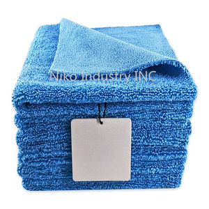 Toalla de microfibra NIKO para coche, sin bordes, ultra gruesa, paño de limpieza para coche de microfibra, toallas de pelo largo/corto para encerar, secar y pulir automóviles - Product Image 2