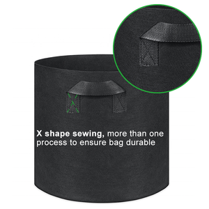 <strong>Biodegradable</strong> and Reusable 10 Gallon Potato <strong>Pots</strong> and 200 Gallon Grow Bags Non-Woven Fabric <strong>Plant</strong> Fiber for Garden Use - Product Image 2