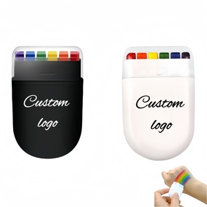 Barra de Maquillaje con Logotipo Personalizado, Diseño de Bandera de Arcoíris, para Rostro y Cuerpo, para el Día del Orgullo LGBT, Mes del Orgullo <span class=keywords><strong>Gay</strong></span>, Fiesta, Desfile, Accesorios - Product Image 1