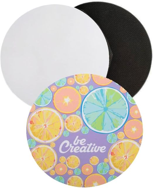 Sublimation DIY Personalized Gifts Mouse Pad Promotional Cheaper Custom Round Mouse Mat