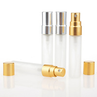 Botol Semprot Tabung Kaca Mini Saku 5ml 10ml Leher Sekrup Botol Parfum Isi Ulang Kemasan Kosmetik Perjalanan