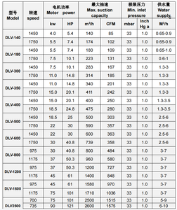 Pompe de circulation DLV 180, Pompe à vide à anneau liquide double étage EVP DLV-140, Pompe à vide à anneau liquide en acier inoxydable DLV-140 - Product Image 6