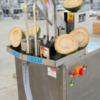 Gemotoriseerde Kokosnoot Opener Snijapparatuur Automatische Verse Kokosnoot Opener Oude Stijl Kokosnoot Splitsmachine (Voor Harde Dop