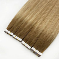 Extensions de cheveux humains Remy couleur ombrée, cuticule Invisible, Extension de cheveux, vente en gros