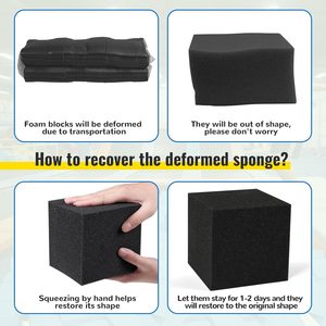 Cubos de Espuma para Adultos y Mujeres, 48 Piezas, 5 Pulgadas, Bloques de Gimnasia para Trampolín, Acolchado Protector Multideportivo para <span class=keywords><strong>Parkour</strong></span> y Skate - Product Image 4