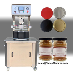 Machine de bouchage automatique pour bouteilles en verre avec couvercle métallique pour jus, sauce chili, sauce au bœuf - Product Image 4
